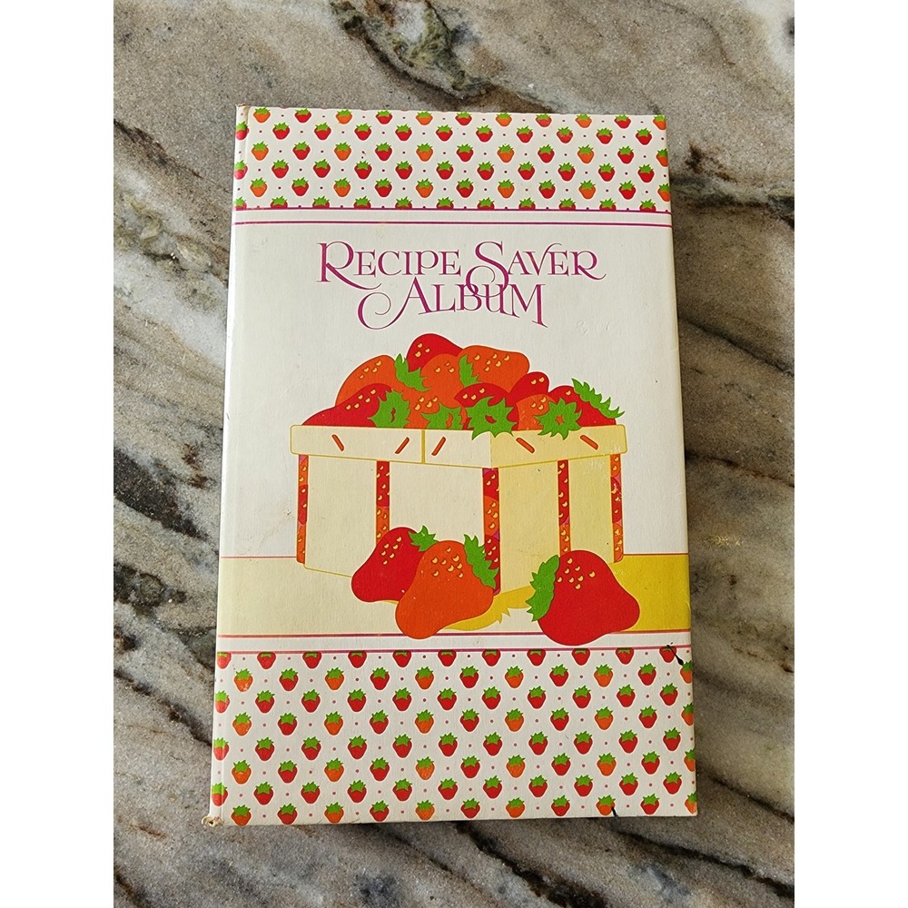 Vintage‎ 1985 Current Strawberry Recipe Saver Album with Recipes!!